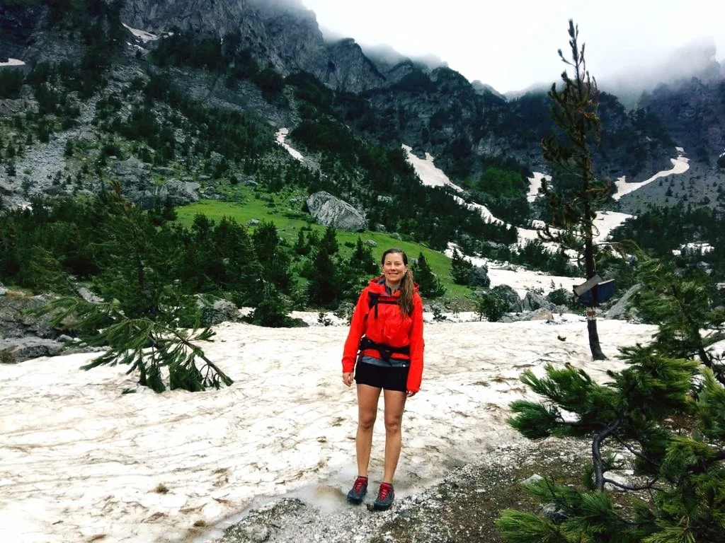 After climbing Mt Jezerca in Albania. Photo by Arineta Mula.