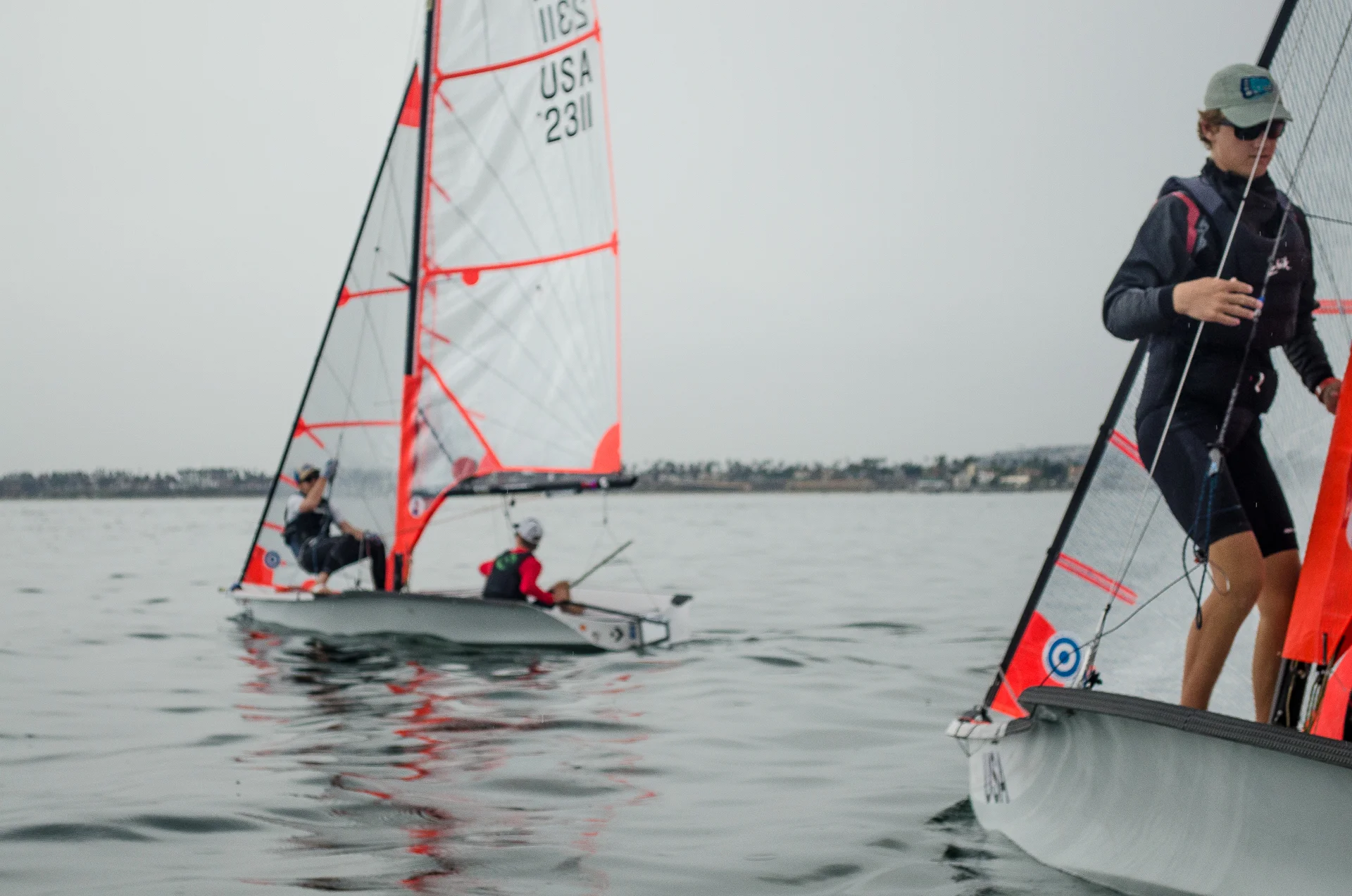 29er training in Long Beach, California