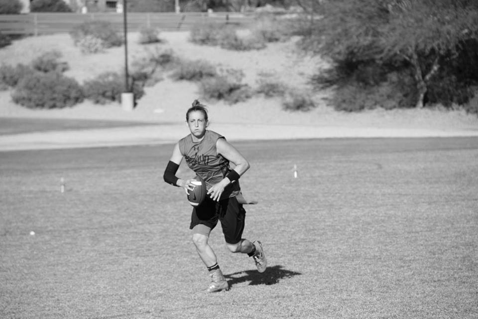 Director Rapoport played football professionally as quarterback for the Montreal Blitz