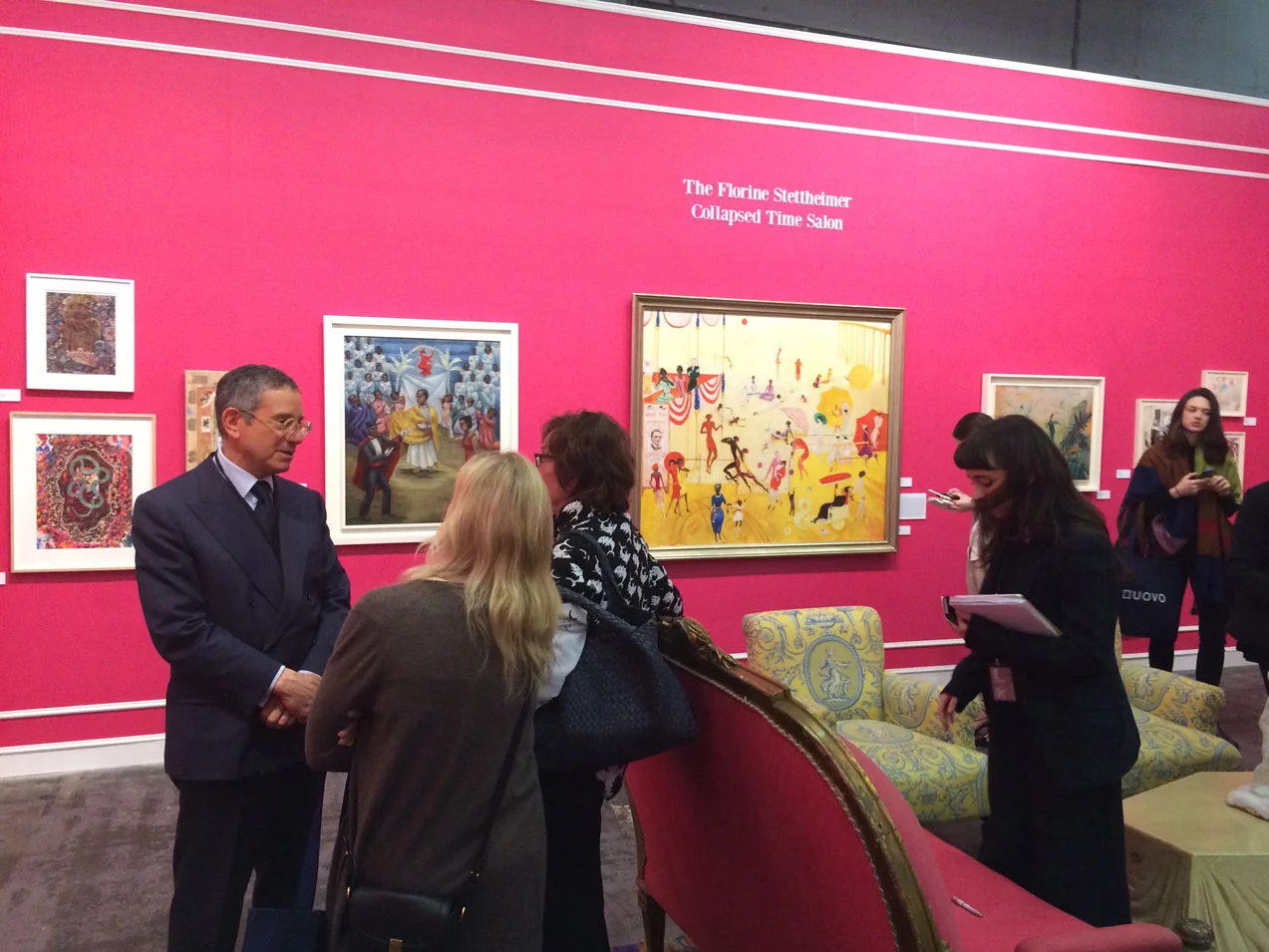 Jeffrey Deitch in his recreation of Florine Stettheimer’s studio , Jeffrey Deitch, New York, NY