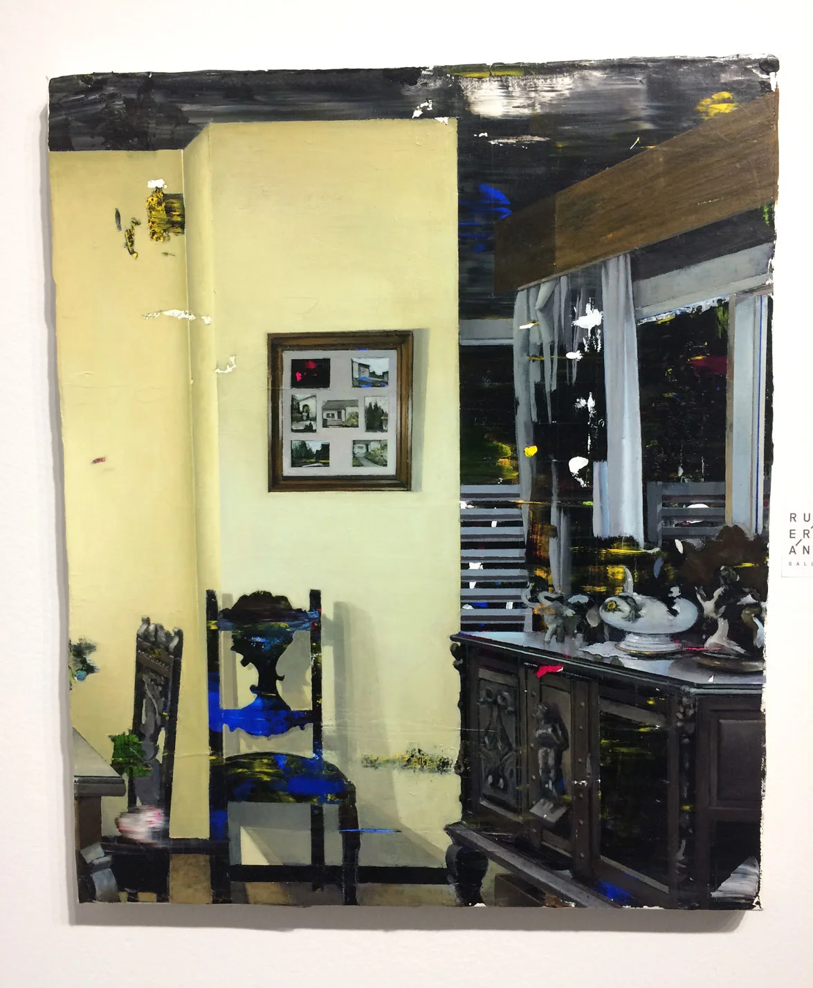 Carlos Sagrera, Umhang, 2017, acrylic on canvas, Rutger Brandt Gallery, Amsterdam, The Netherlands
