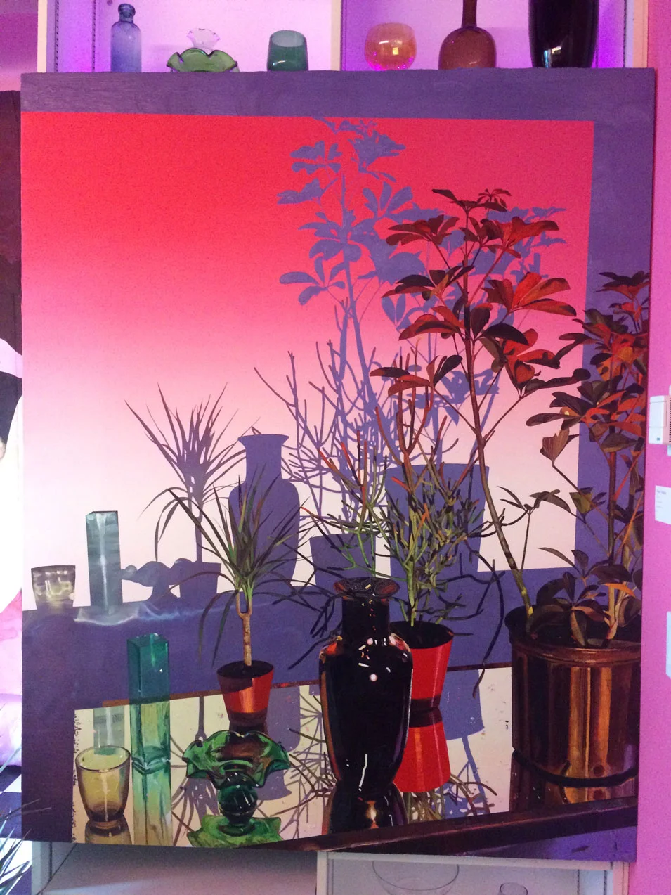 Robin F. Williams, Still Life , 2014, oil on panel, in The Pursuit of It , curated by Nicole Grammatico and Christina Papanicolaou