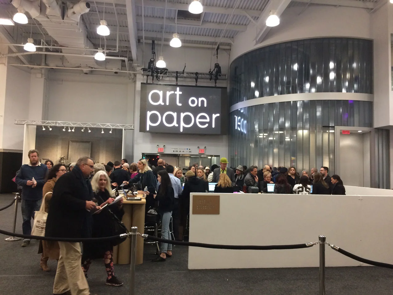  Art on Paper opening on Thursday Night