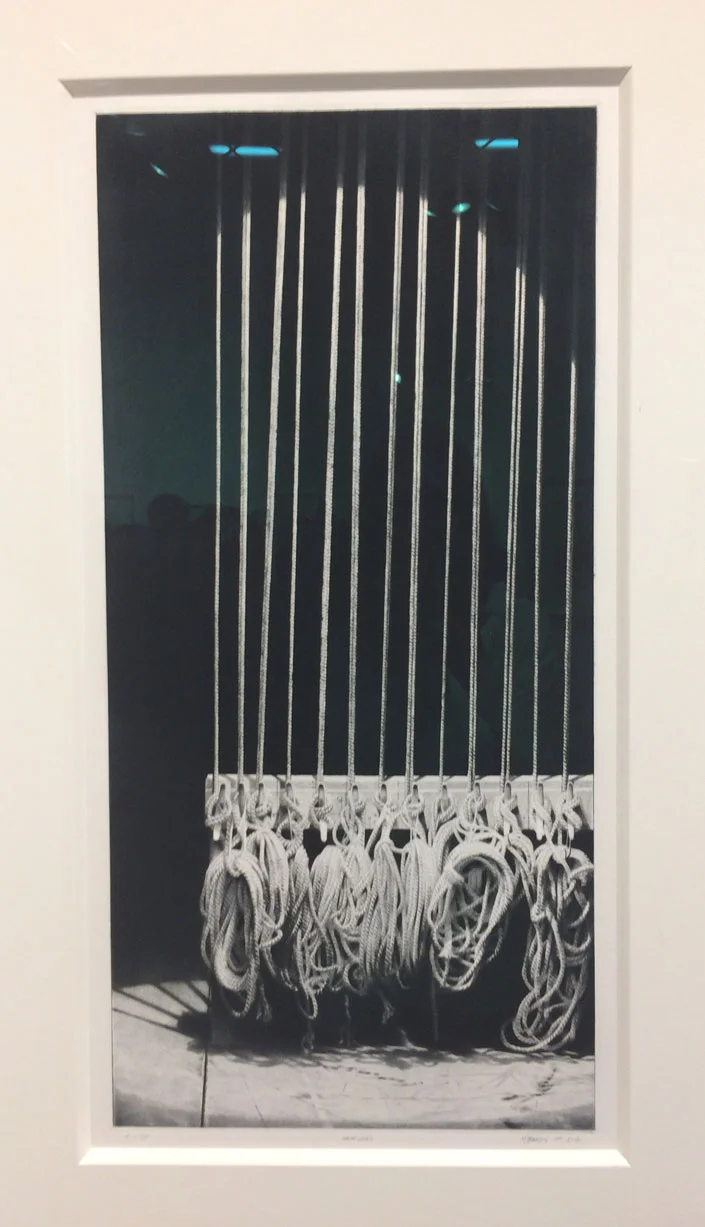 Craig McPherson, Hemp Lines I , 2011-12, drypoint and mezzotint, Forum Gallery, New York, NY