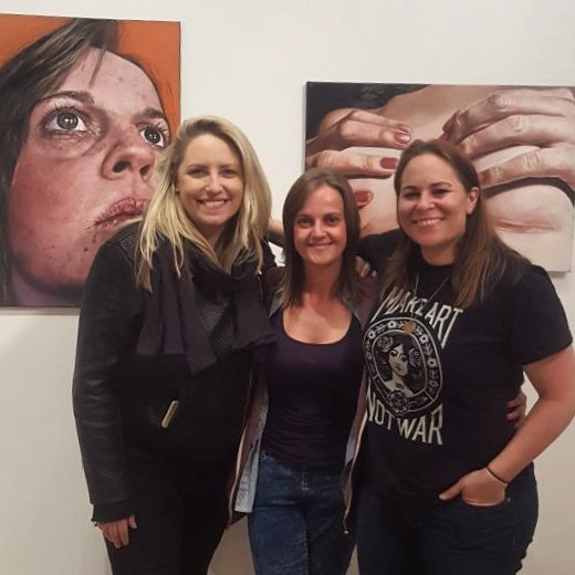 Rachel Wilkins (left), pictured with Emma Worth (center), Jennifer Blum (right)&nbsp;