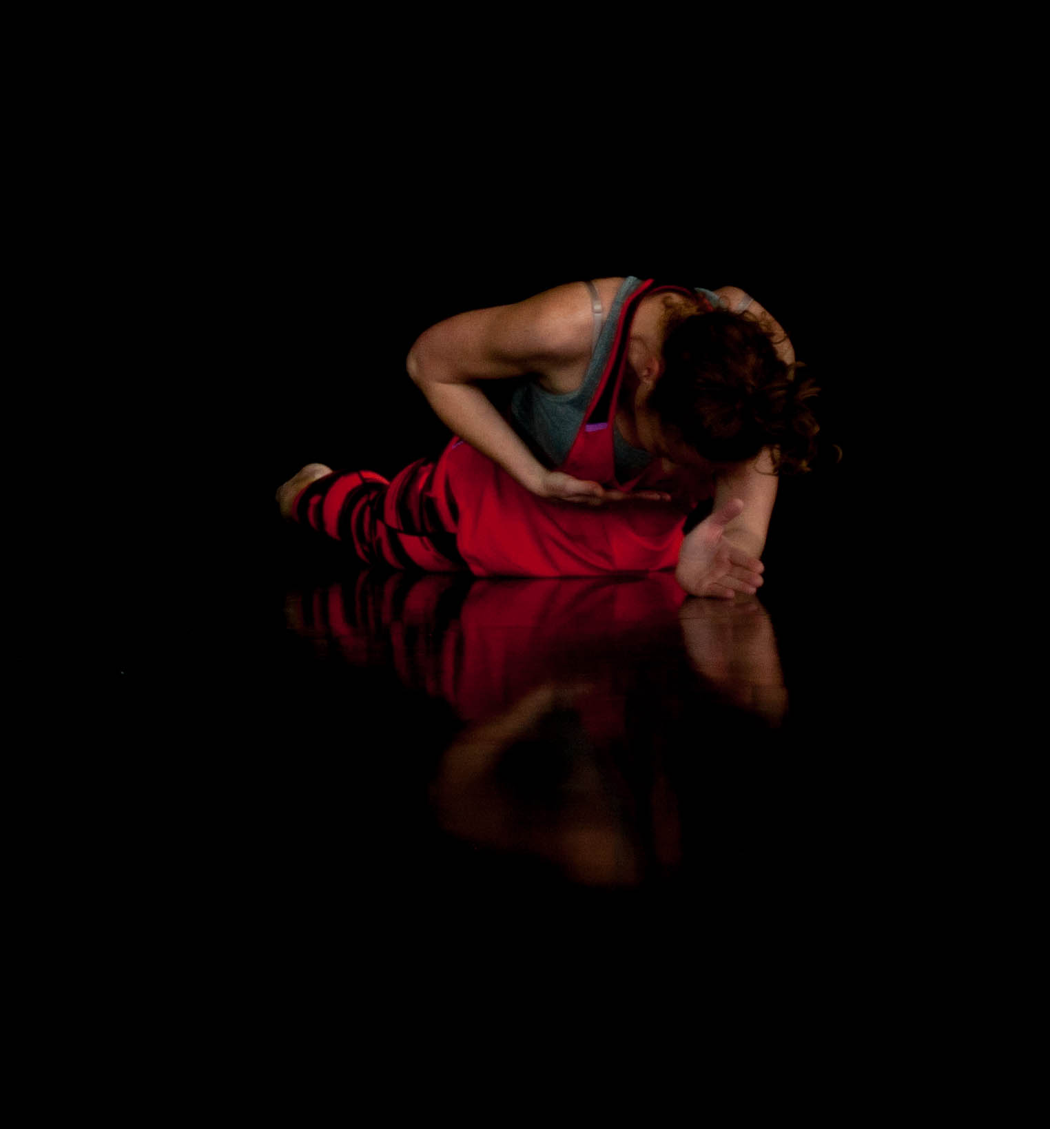 Danielle, Fallen Angels Dance Theatre in rehearsal.