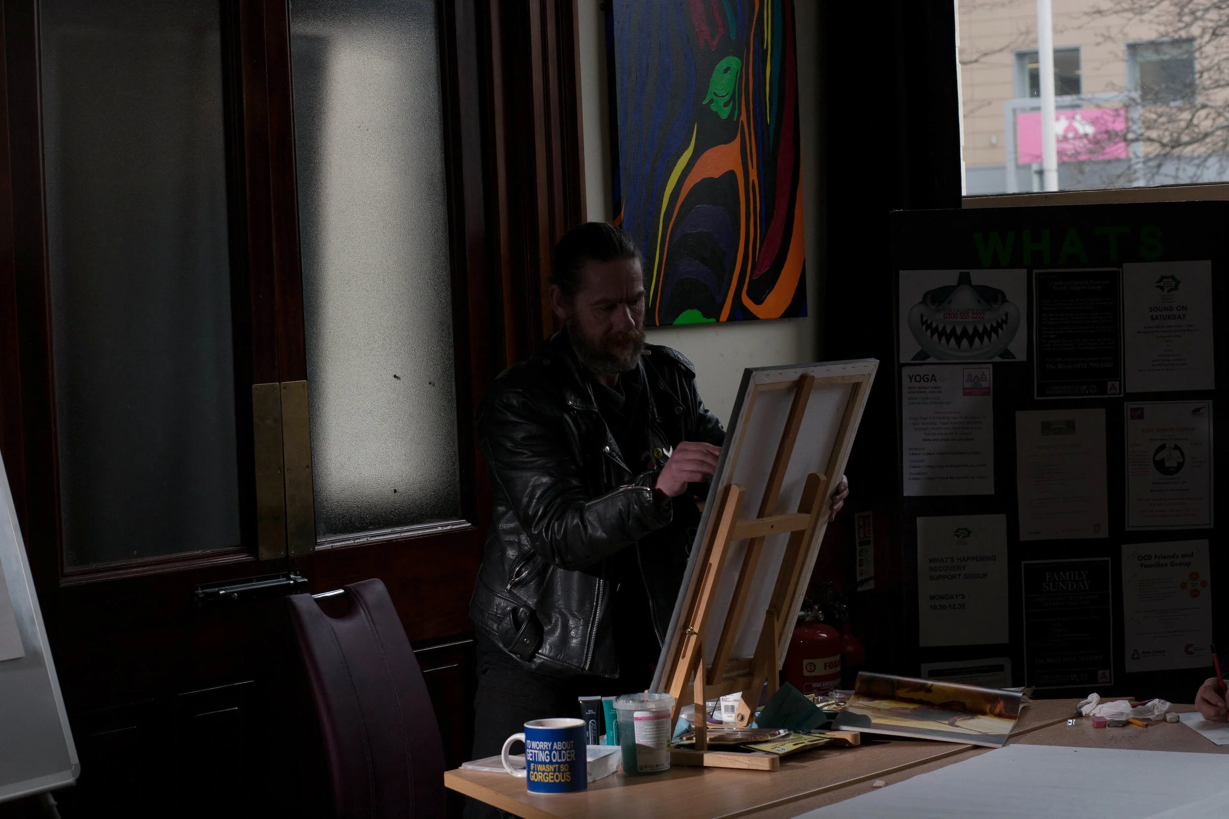 Artist at work, 2017.