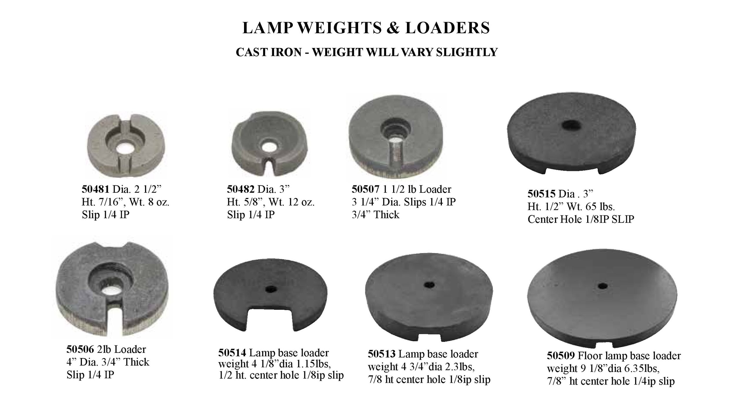 Weights Iron Loaders The Lighting Guy