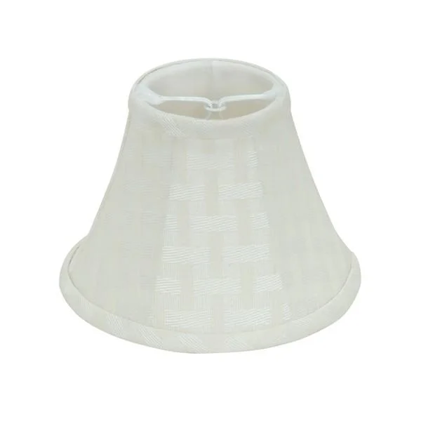 Chandelier Cream Bamboo Linen Clip On Lamp Shade Chandelier Cream Bamboo Linen Clip On, Cream Linen Chandelier Shades