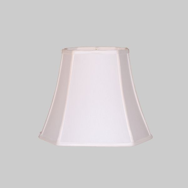 White Square Cut Corner Lampshade White Square Cut Corner Lampshade, White Cut Corner Lamp Shade