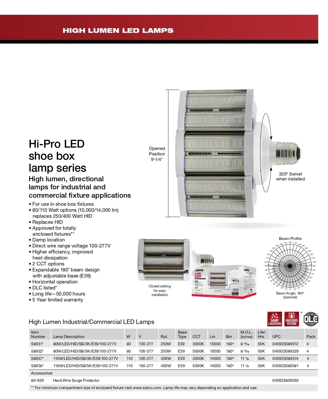 LED HID REPLACEMENT LAMPS The Lighting Guy Ontario