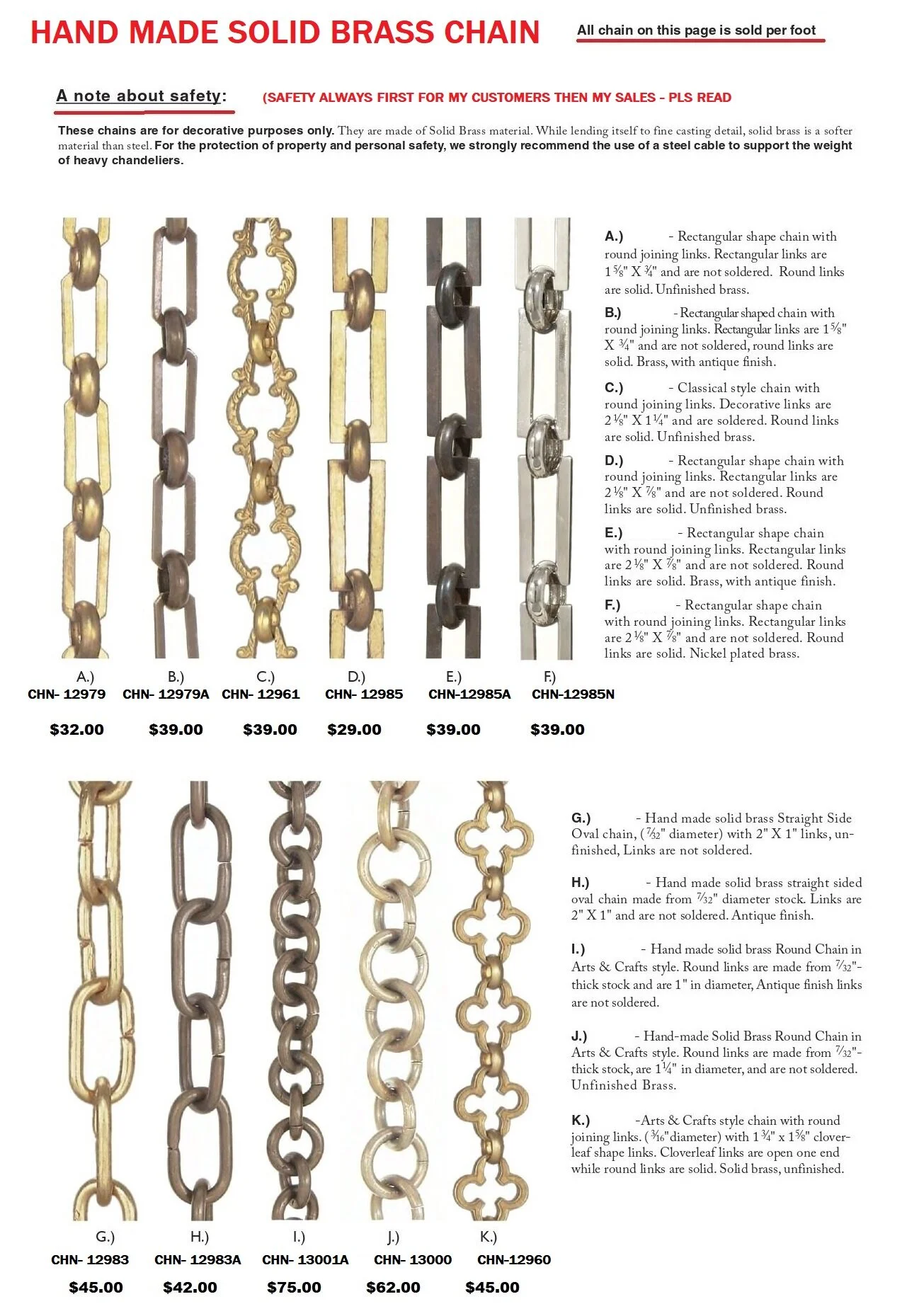 Chandelier Chains - The Lighting Guy Ontario