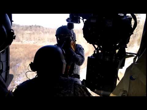 Medic on hoist.... aka "dope on a rope!