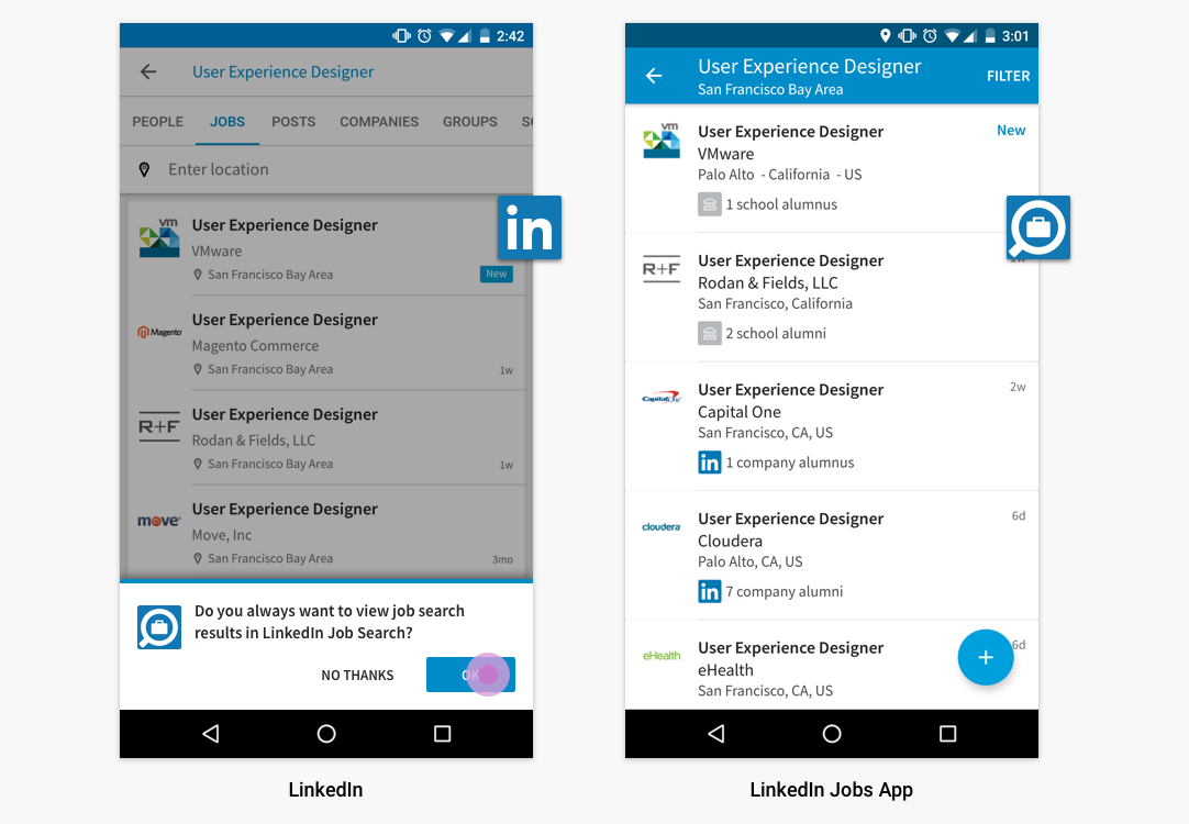 Linkedin Job Search Android Stevenpixels