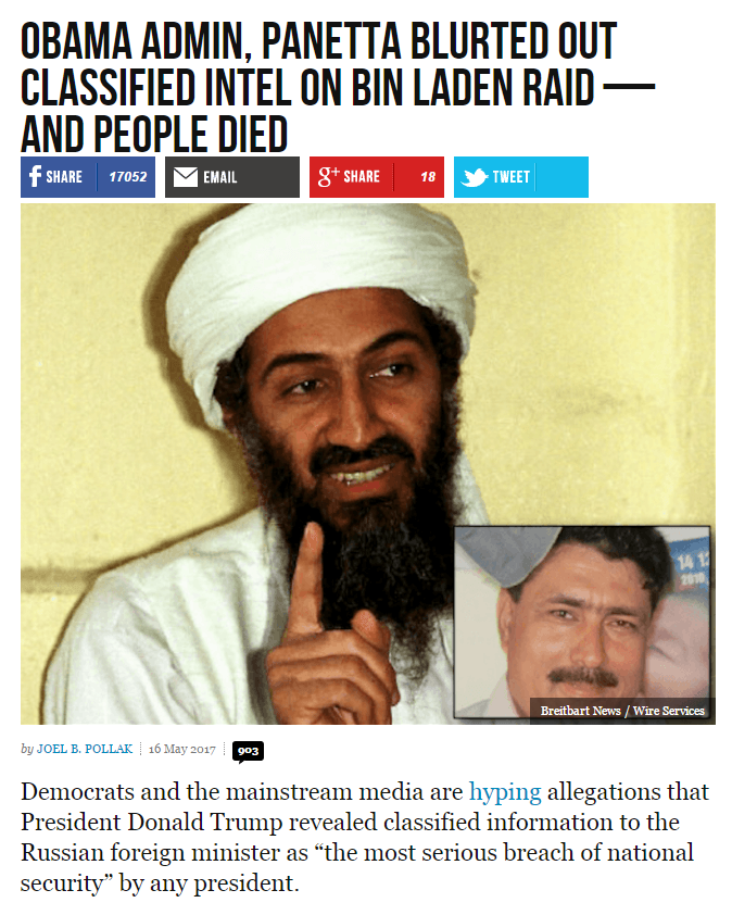 Printed May 16th via Breitbart.
