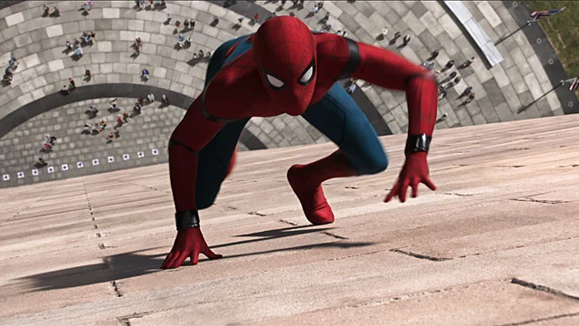 Spider-Man saving America by re-emotionalizing the waking dream of Late Capitalism.