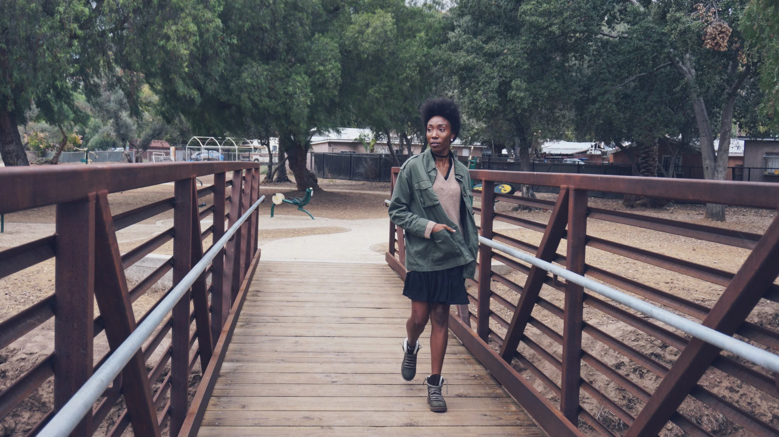 Look #2Army style Jacket and Sweater: H&MBoots: Target