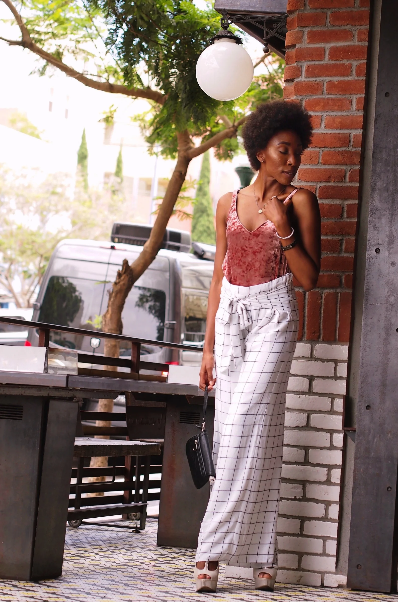 Outfit Details: Wedges: 10 dollar Mall Pants: Miss Match Top: H&M