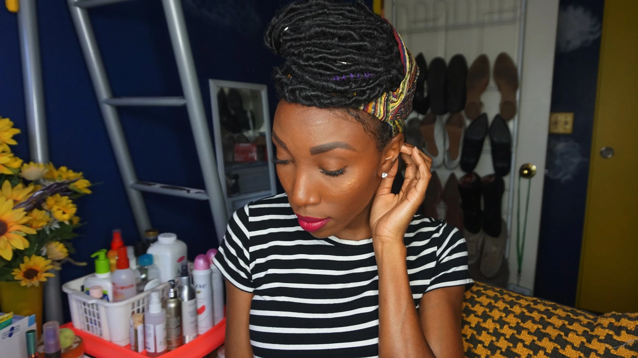 Styling my Boho Locks
