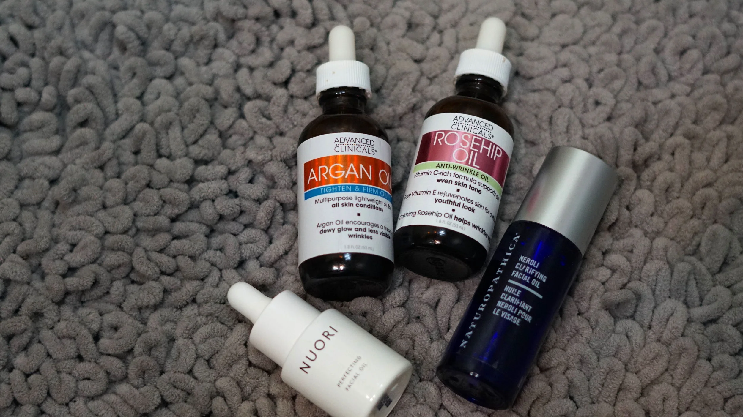 Winter Skin Care with oils