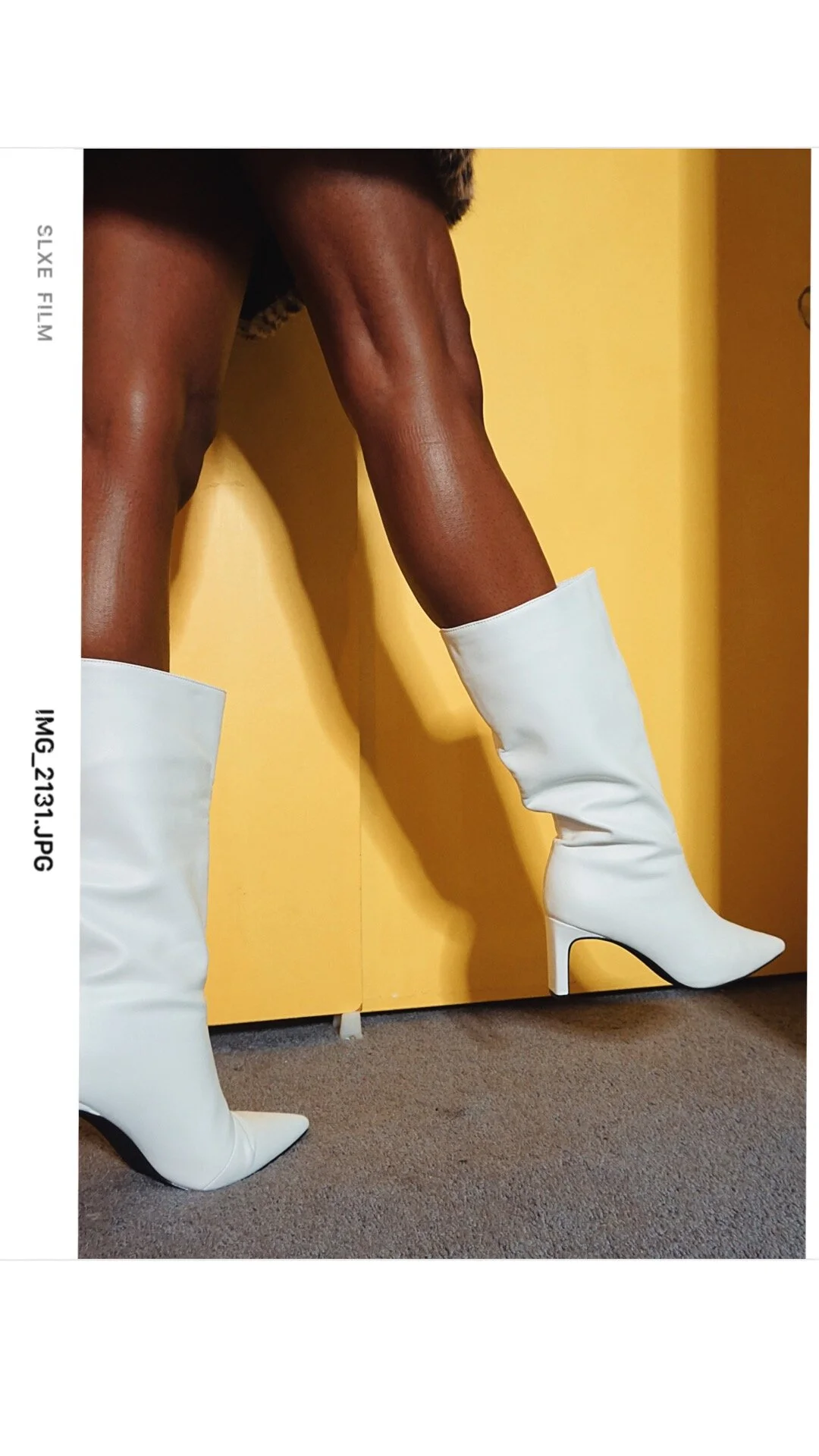 Styling with White and Silver Boots 