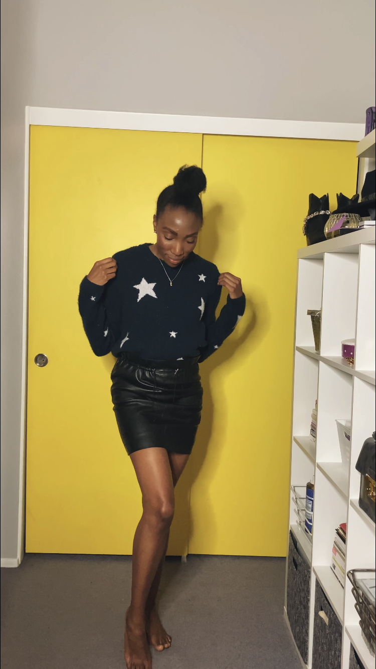 1 Blue Sweater 3 Different looks - Winter Style From My Closet