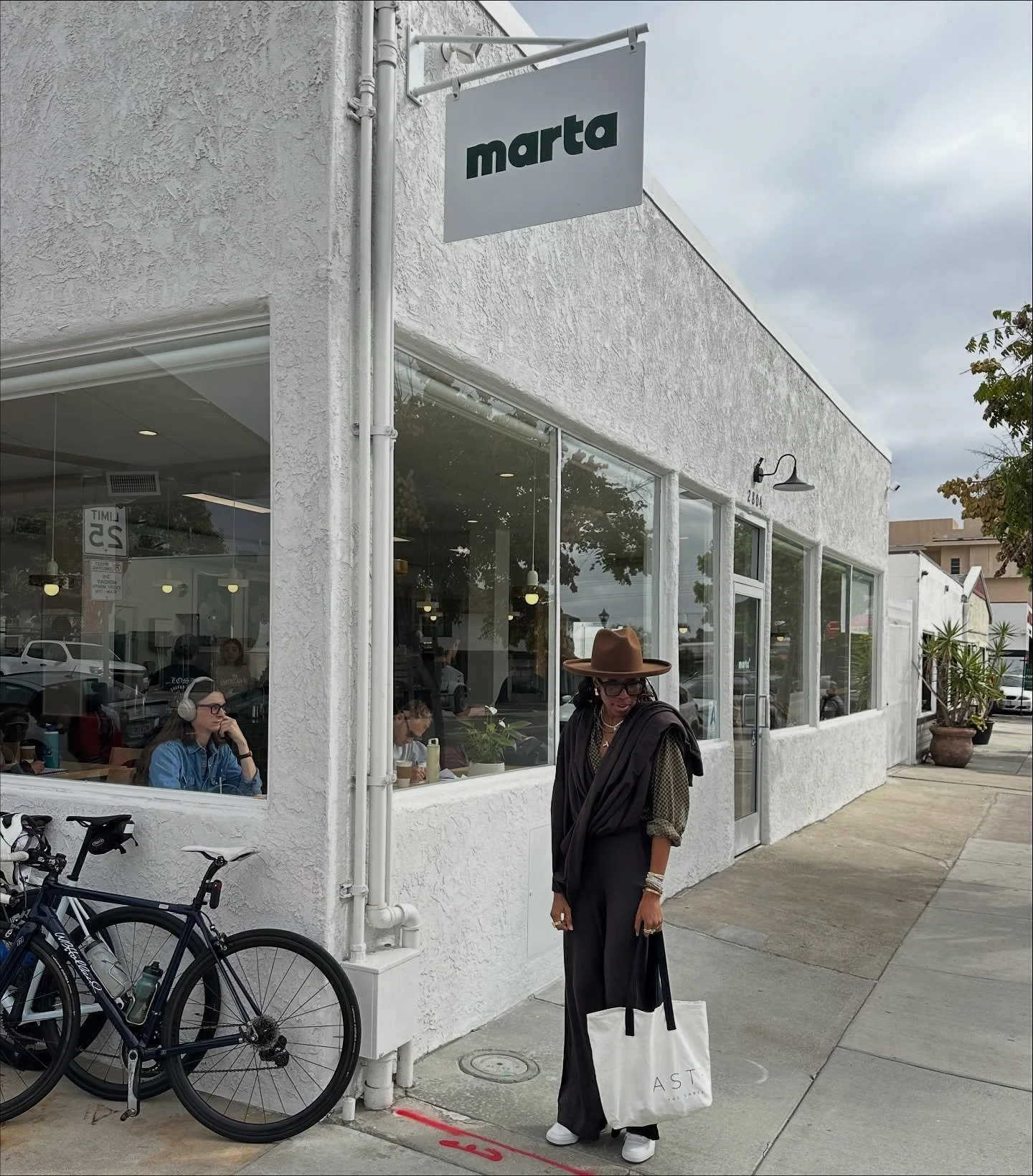 Fall Coffee hangouts with the girls @marta.sandiego one of the newest shops to open in the North Park area β¨. It’s the perfect place to hangout and get some work done!!!