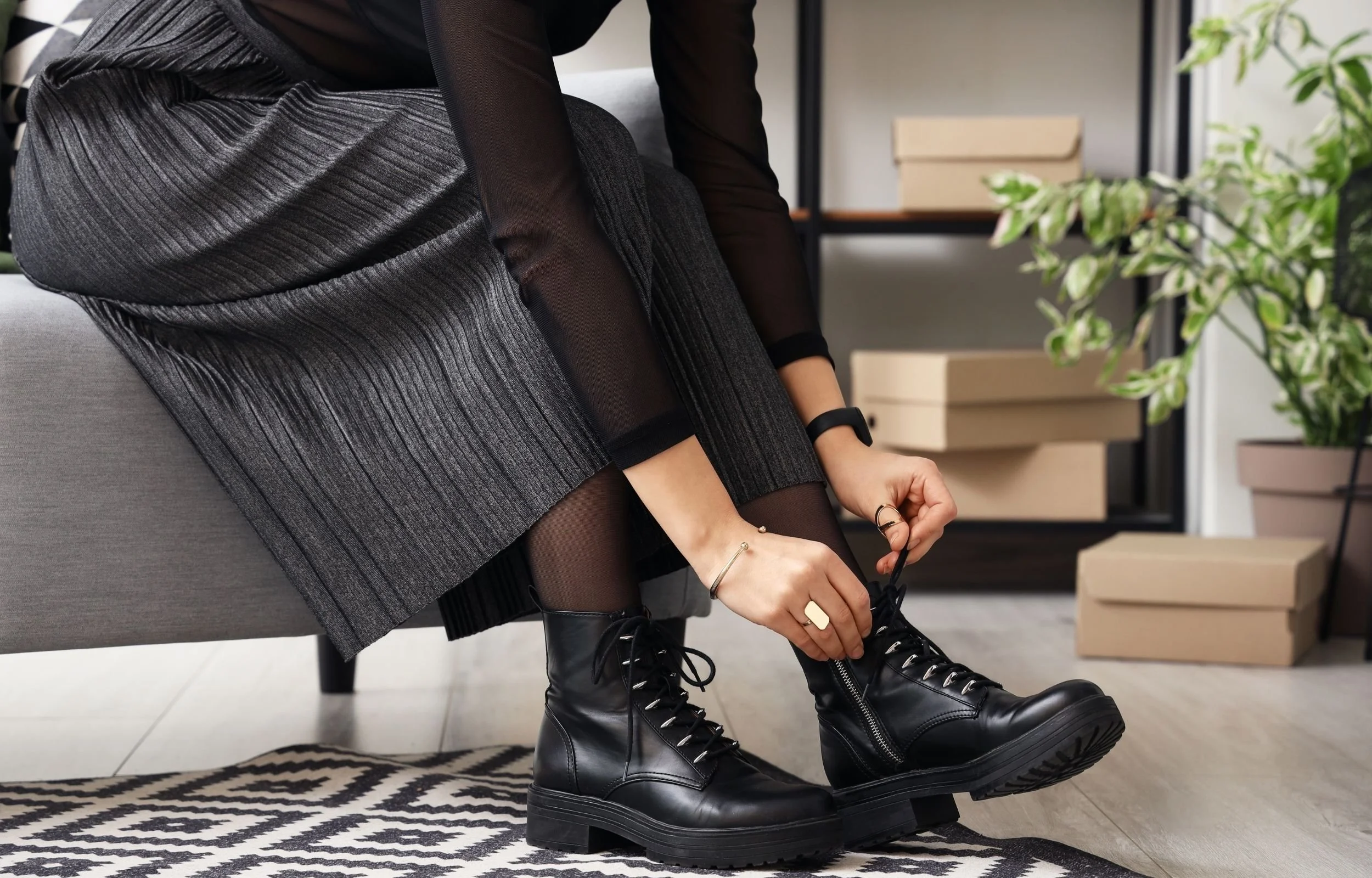 How To Style Dresses With Boots for Every Season