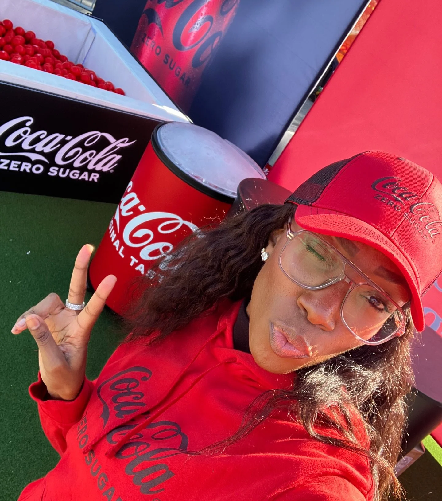 During Super Bowl I also worked with Coca Cola at Guy&rsquo;s Flavortown Tailgate✨

The work tour is still on going&hellip;