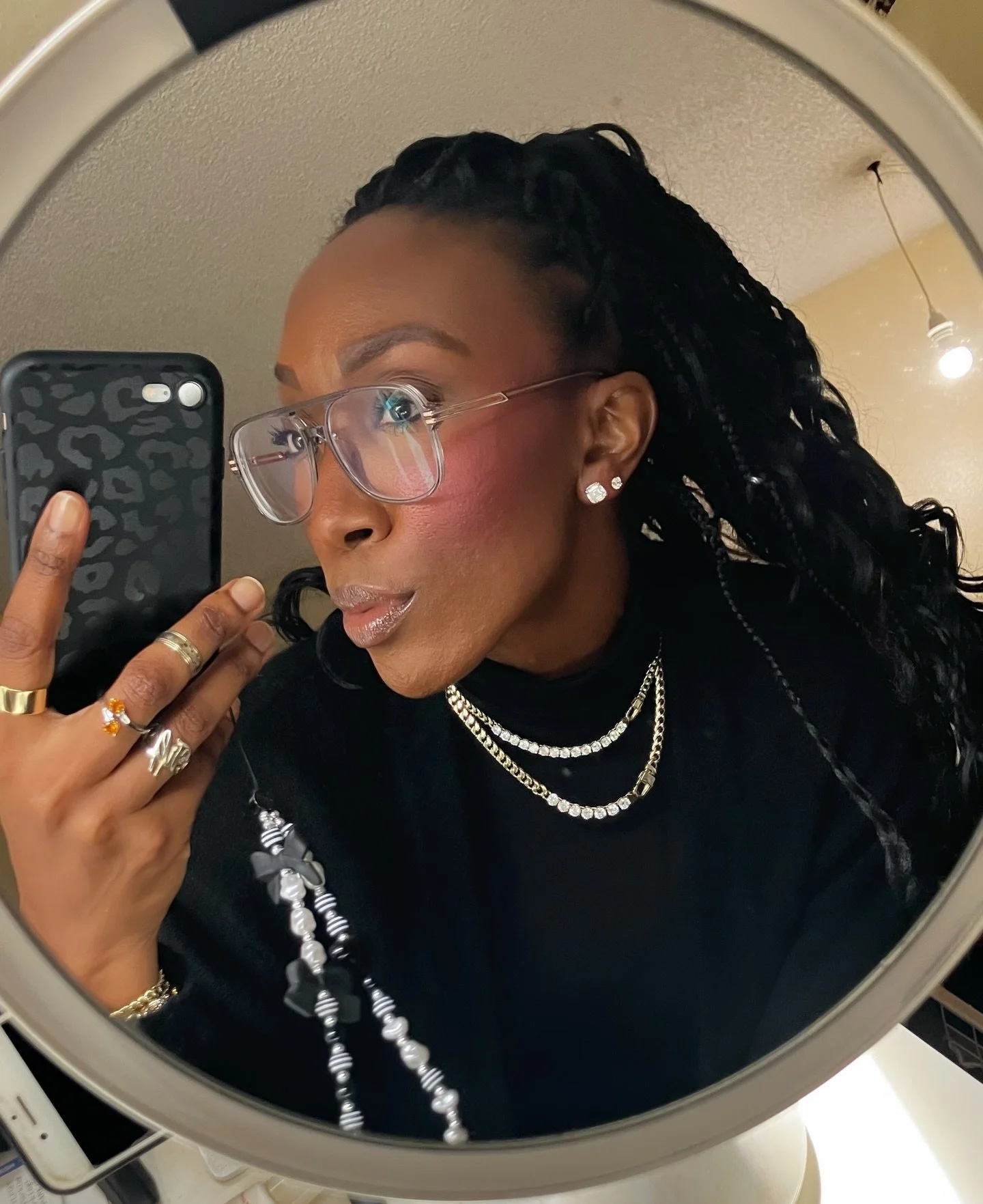 Yesterday&rsquo;s work fit&hellip; they said wear all black, so you know I had to make sure it was stylish ✨