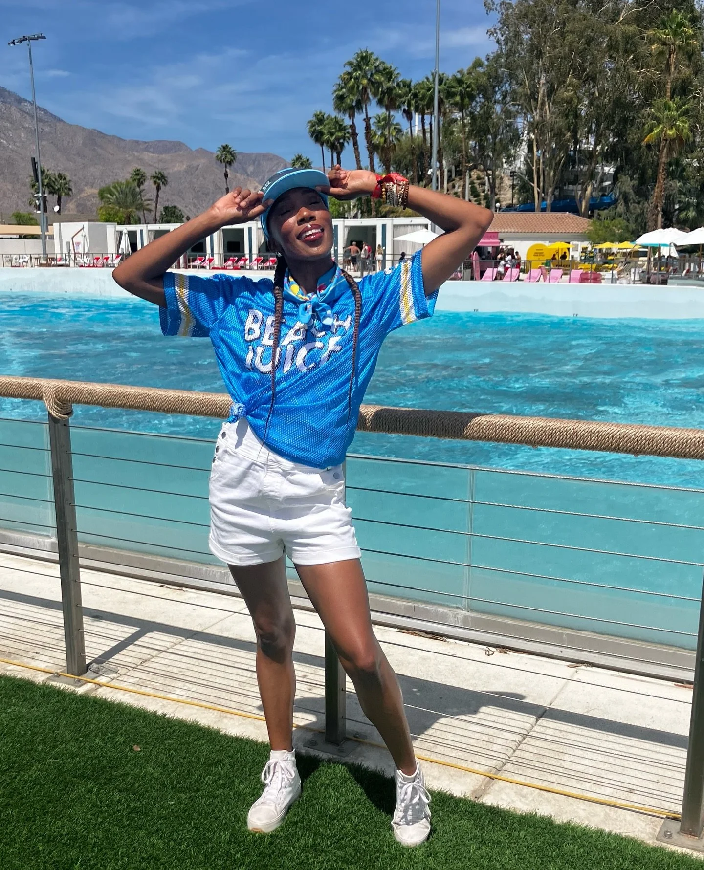 Week 2 of Coachella was pretty chill but hype all at the same time!!! Partying and working at the Surf Club!!!

Seen a few fights and hair flying&hellip; that&rsquo;s another story for another time 🫣😩😬

Last week of festival month is on the way 🤠