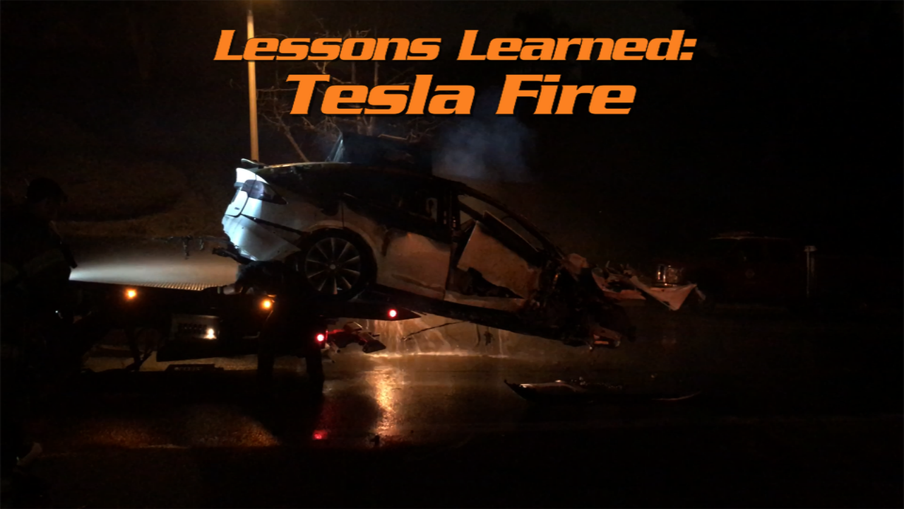 Ep. 20 - Lessons Learned: Tesla Fire episode artwork