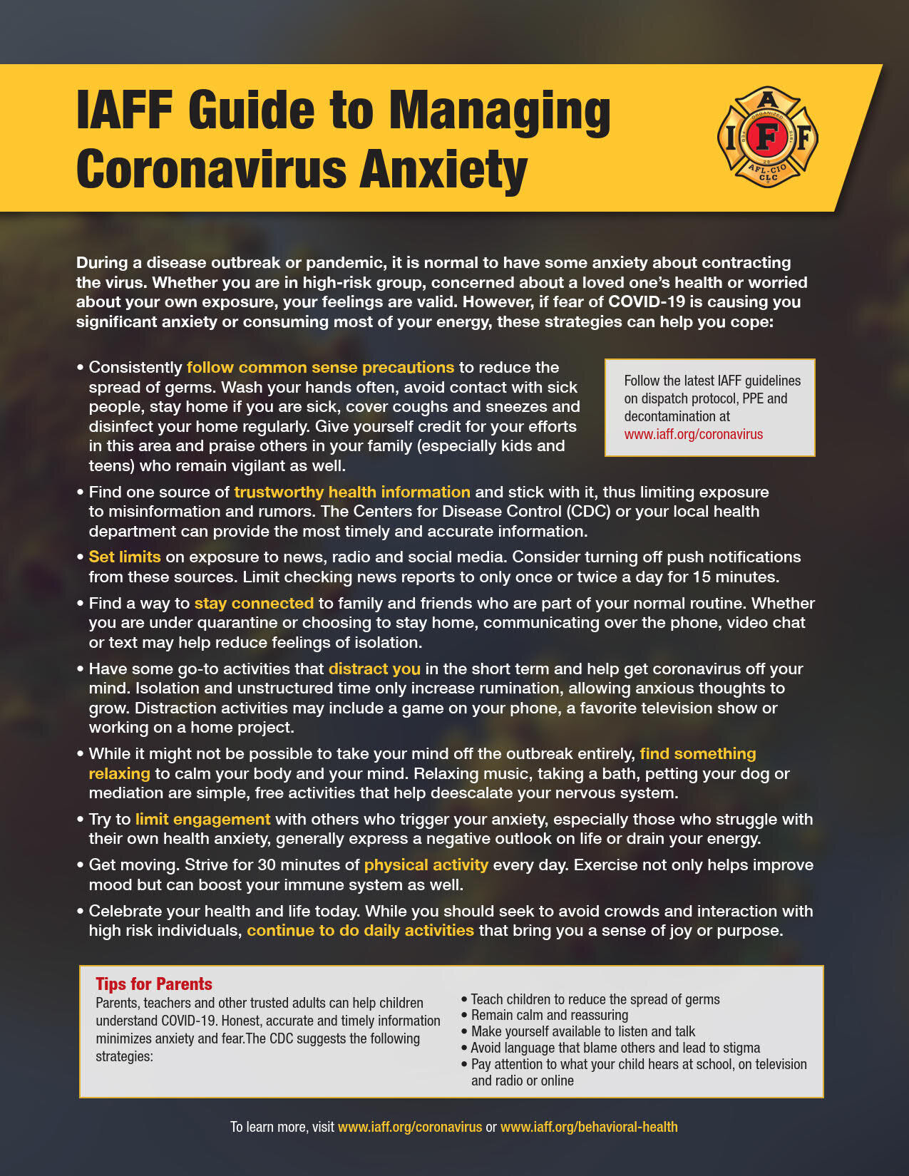 COVID Anxiety Management