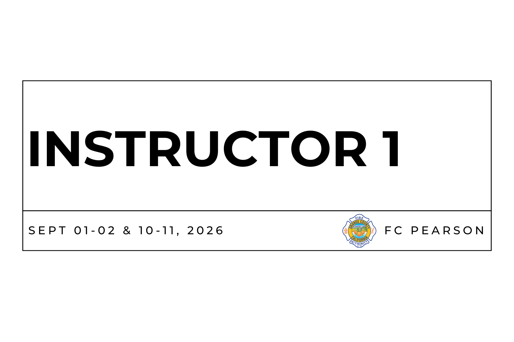 Instructor 1: Instructional Methodology   