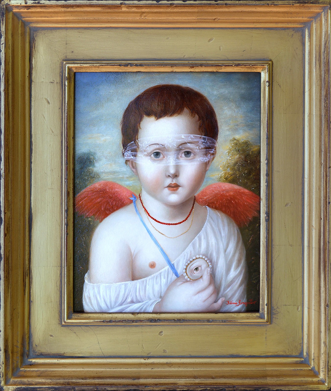 Blind Love, Fatima Ronquillo, 10x8" oil