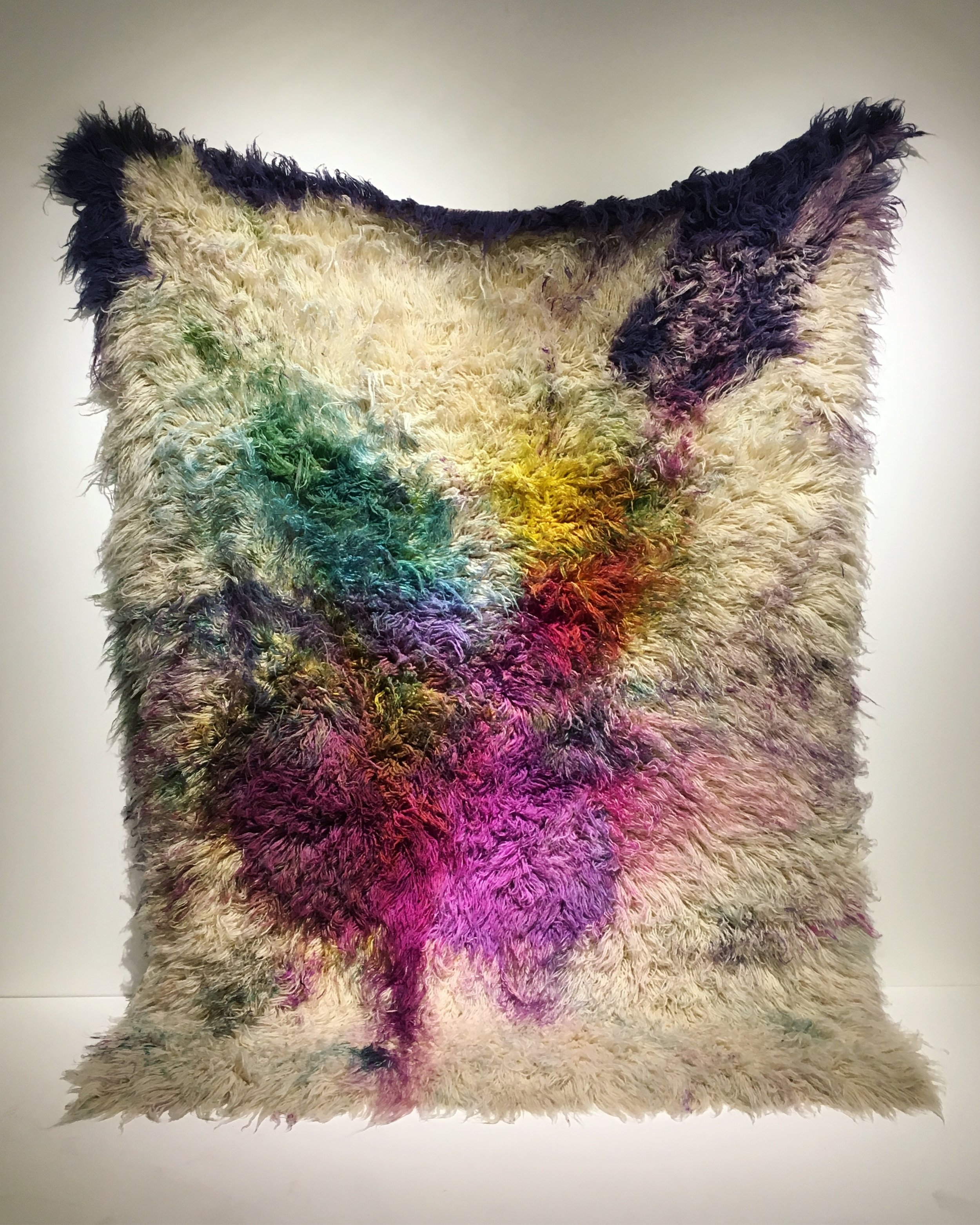 Anna Betbeze: Wool Abstract Paintings at UMOCA