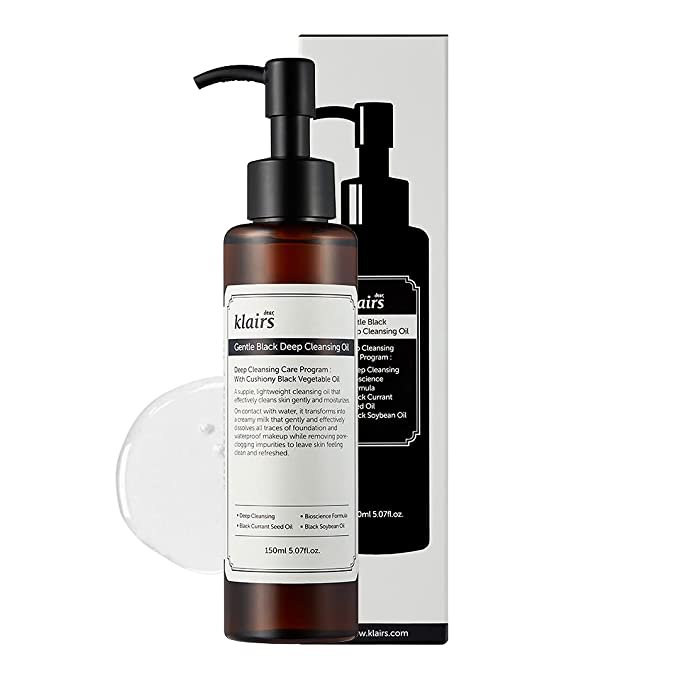 DearKlairs Gentle Black Deep Cleansing Oil