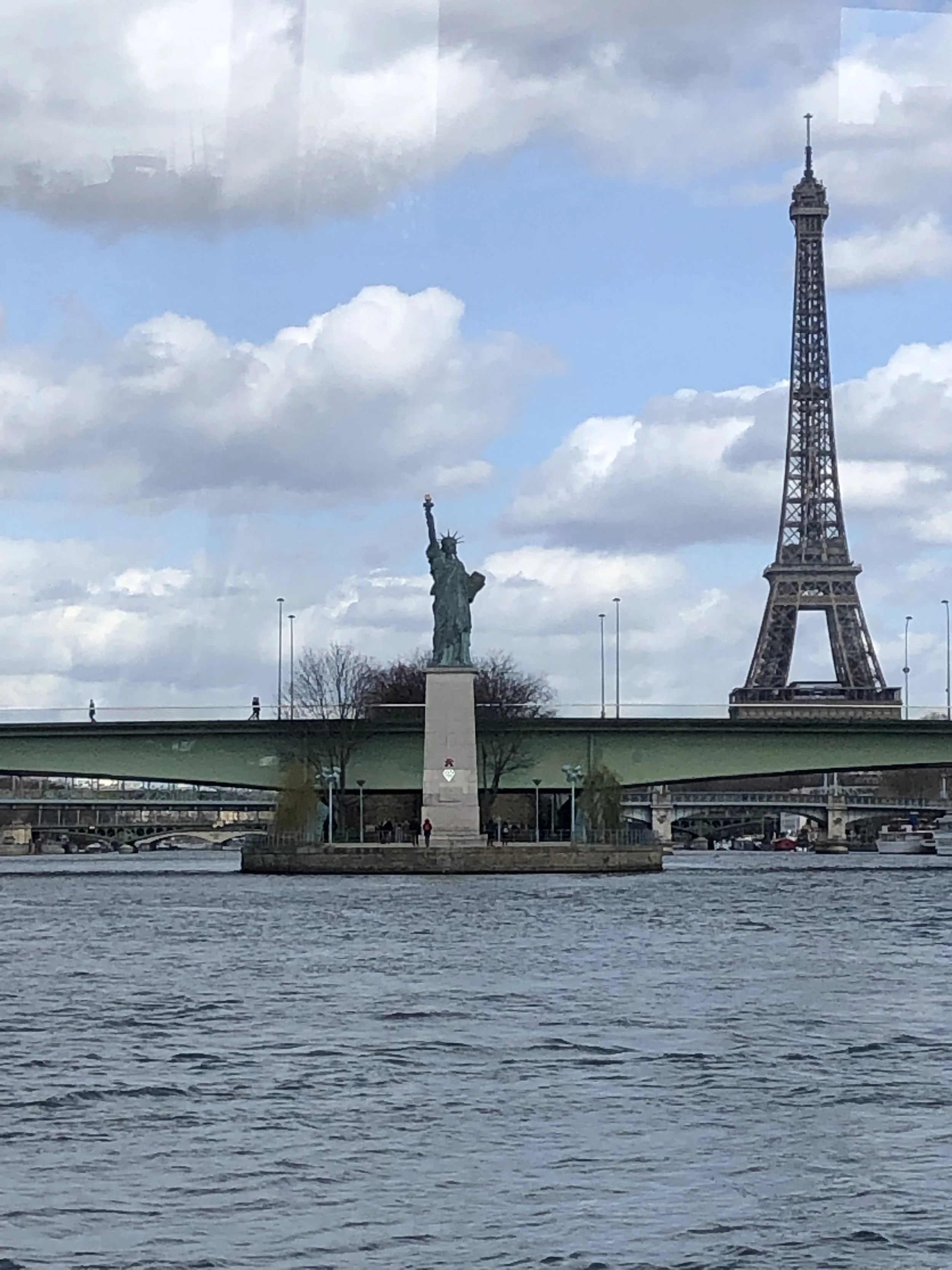 Statue of Liberty Mock-Up on the Seine