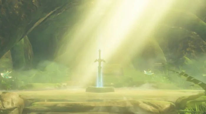Master Sword from Zelda Breath of the Wild.