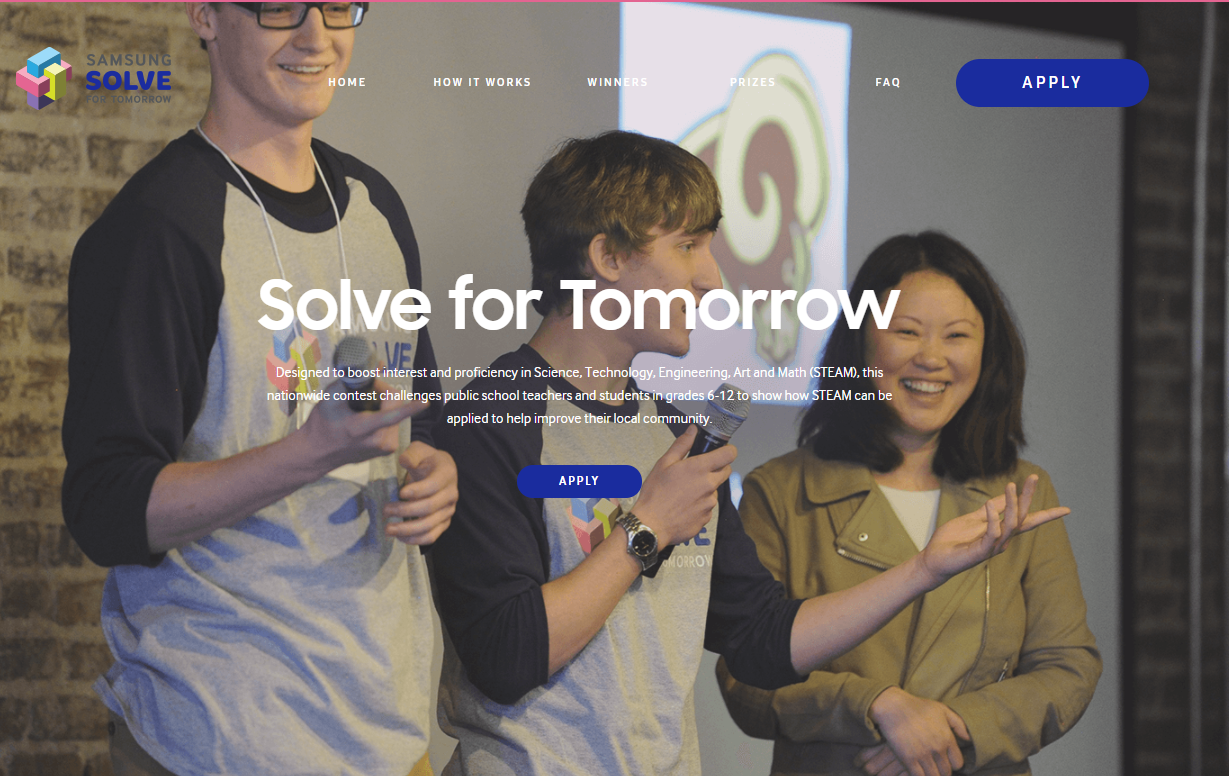 Funding Alert: $2M from the Samsung Solve for Tomorrow Scholarship