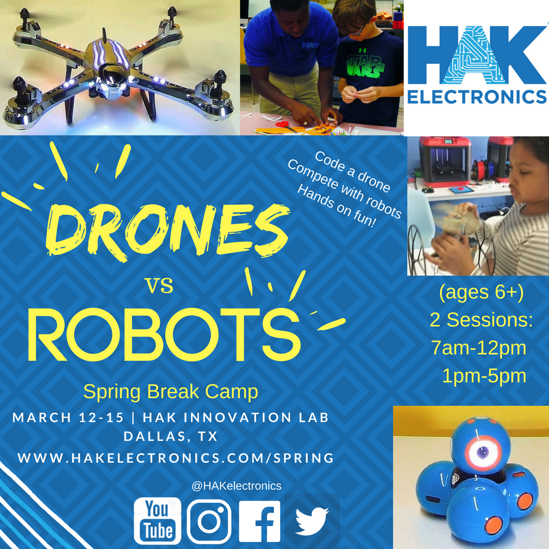 Copy of Spring Break: Drones vs Robots