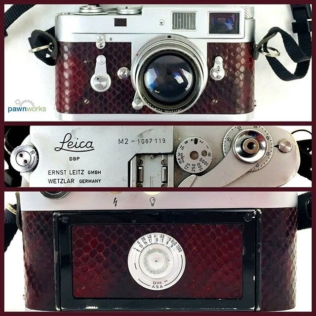 LOOK at this stunning vintage Leica camera! It's in working condition and has a unique and gorgeous red leather print on it! If you're a vintage camera collector or love film photography, you absolutely do not want to miss out on this.

Check out thi