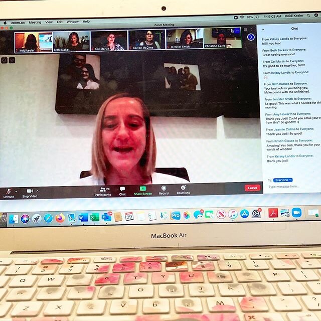 You know, just a little Friday Zoom call with @christinecaine!!! 🙌🏻 Today my Leadership Journey cohort for women wrapped up - we were supposed to be in CA together for a culminating trip but still had the most AMAZING time together online, speaking