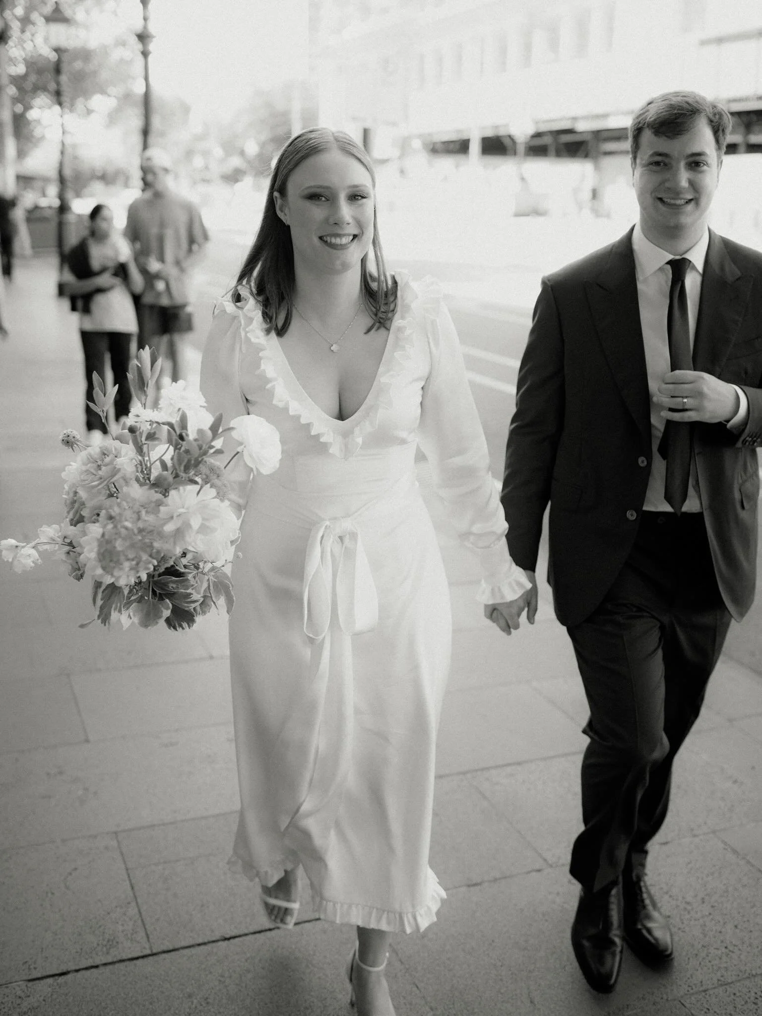Emma &amp; David in the city 
@oldtreasurymelb 
@georgie.boy__ 
@vuedemonde