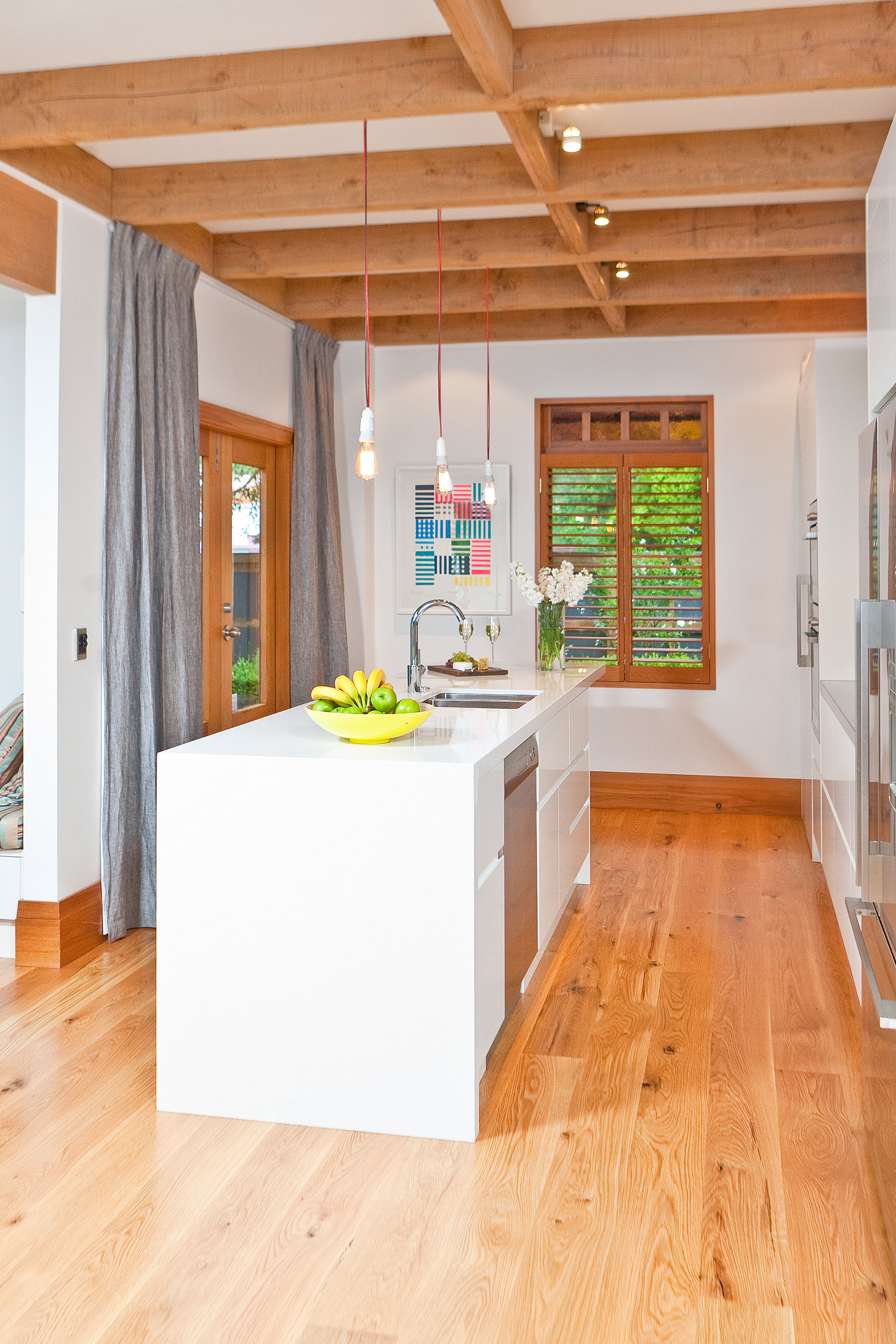 Warm White Kitchen Design NZ