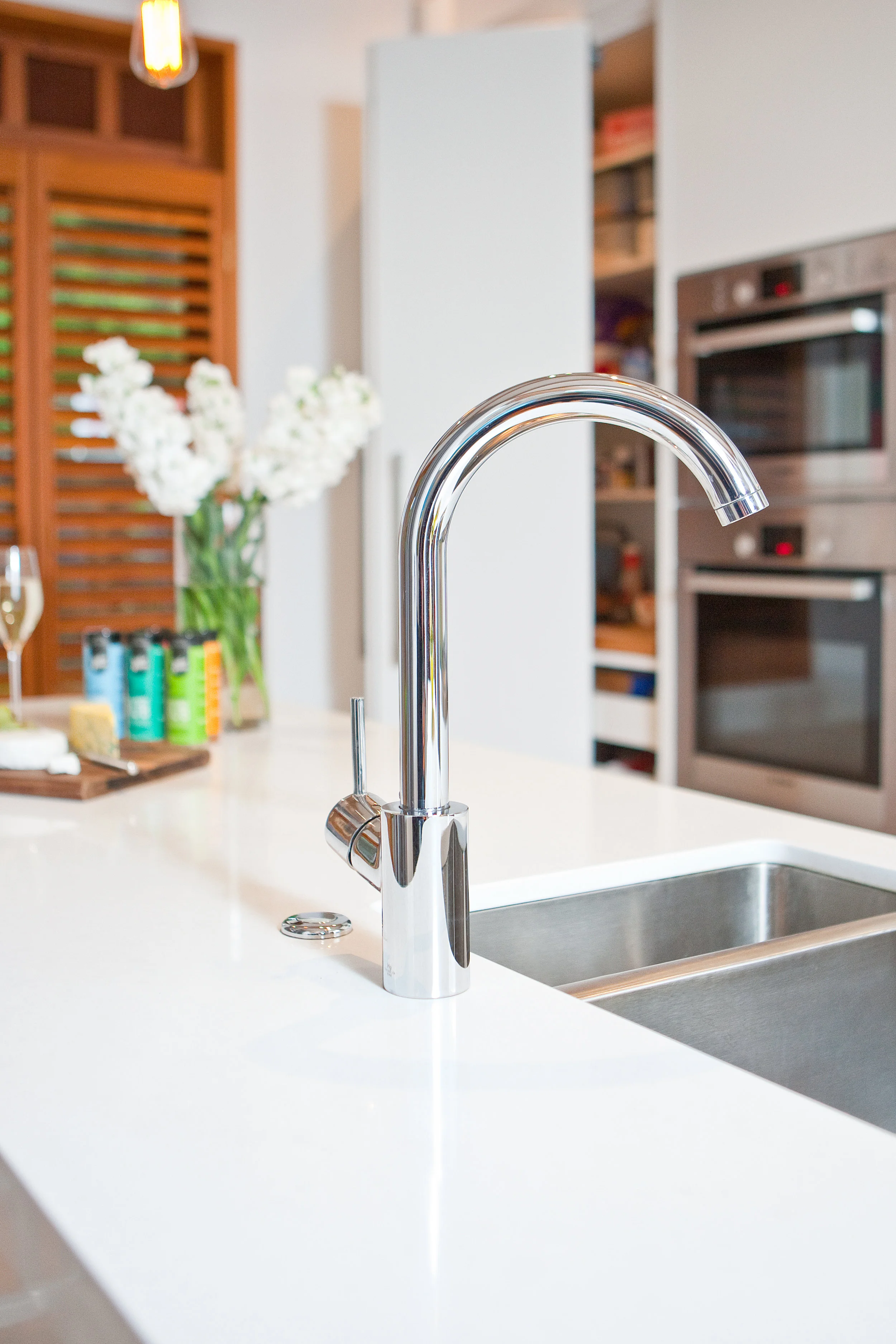 Warm White Kitchen Design NZ