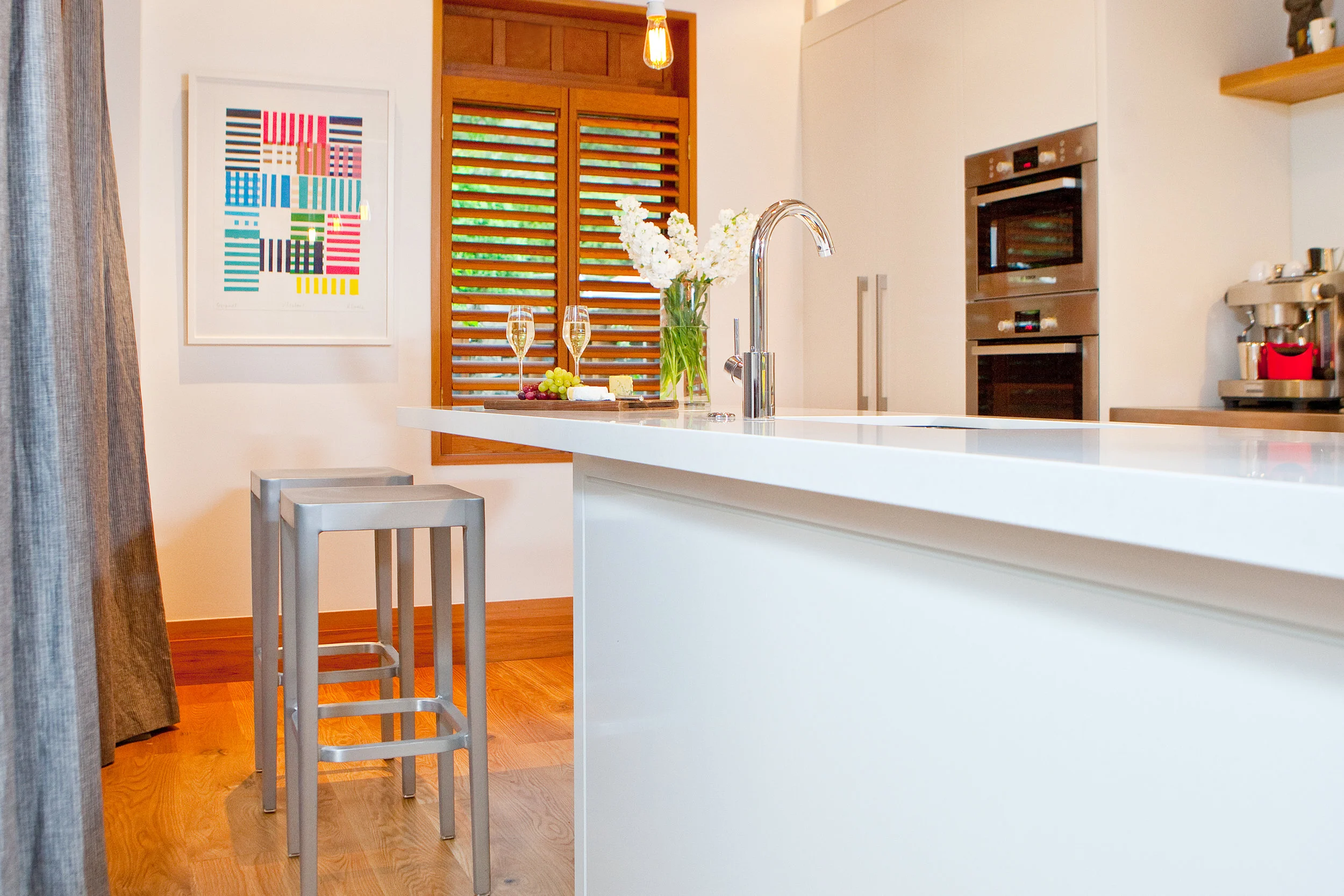 Warm White Kitchen Design NZ