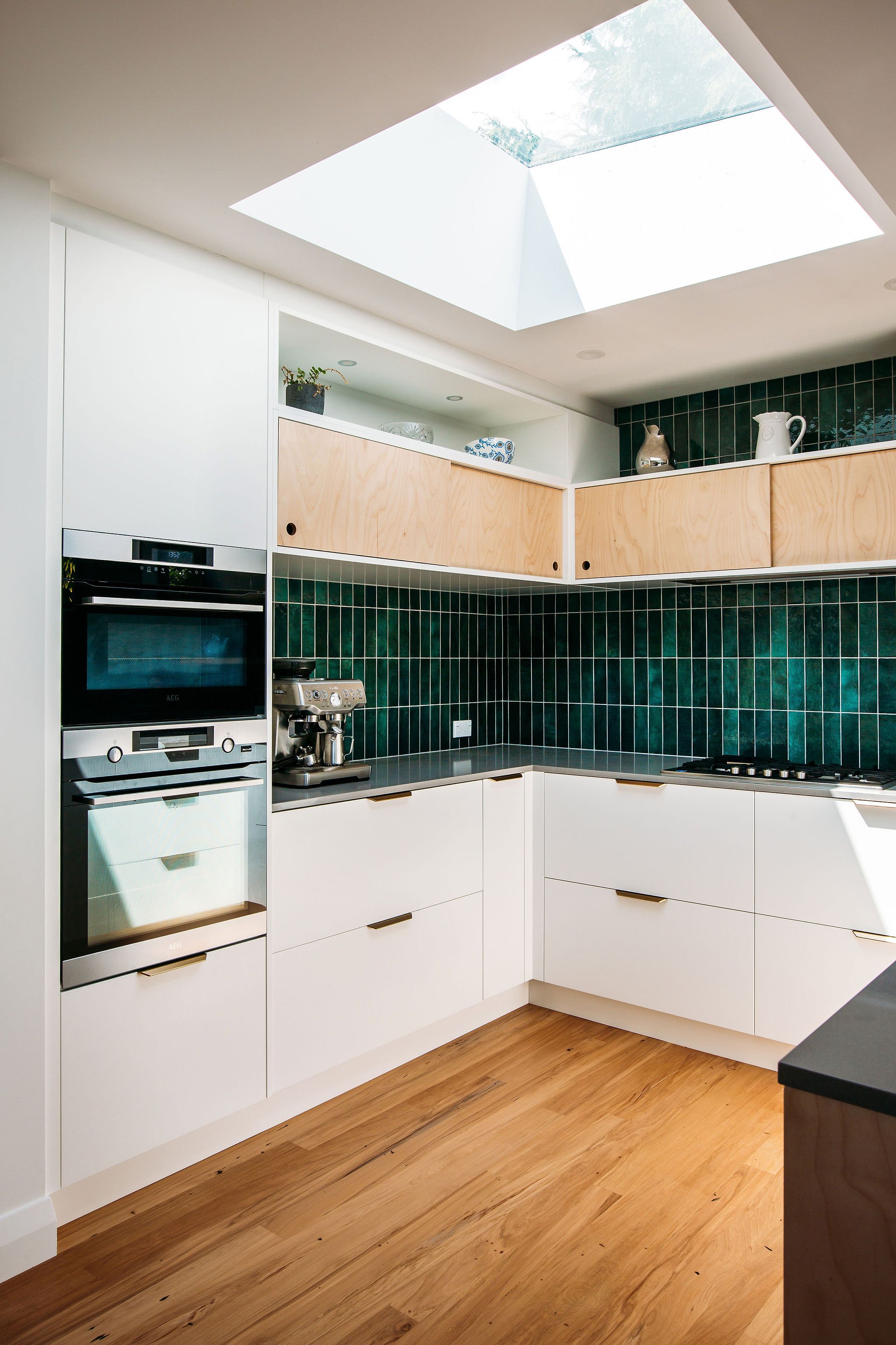 HelloHomeInteriors_Green tile kitchen design nz_19.jpg