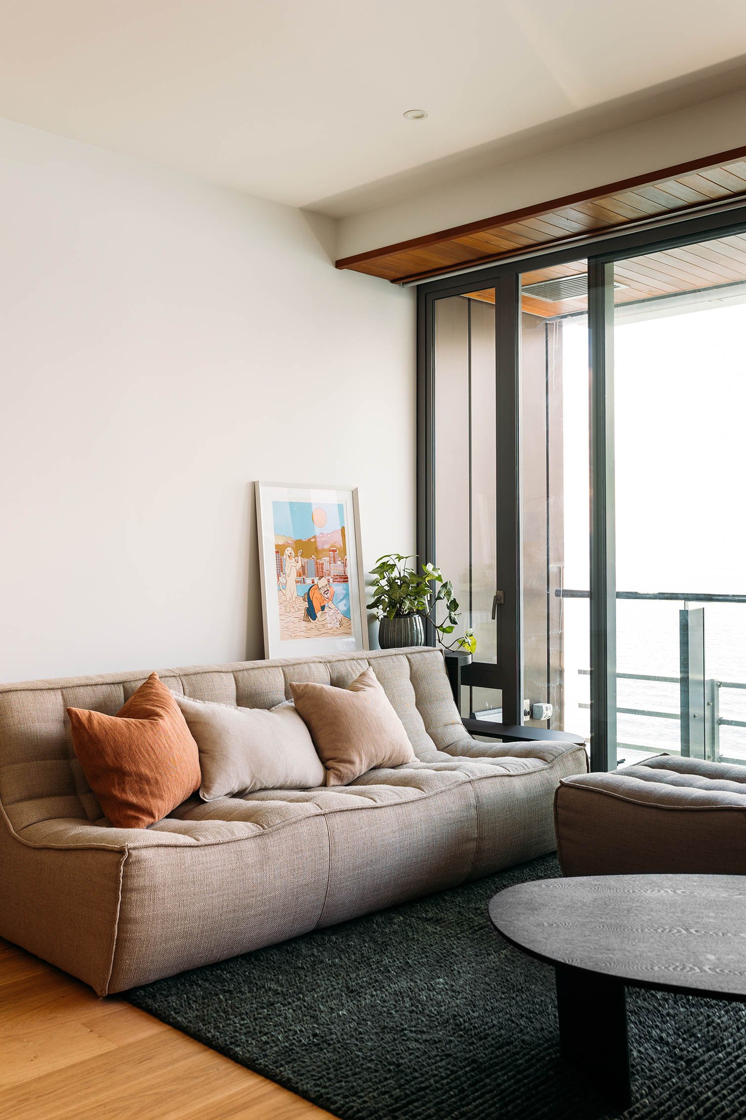 Wellington Waterfront Apartment - Living Room