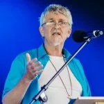 John Bell, speaking publicly about his sexuality for the first time at Greenbelt, August 2017